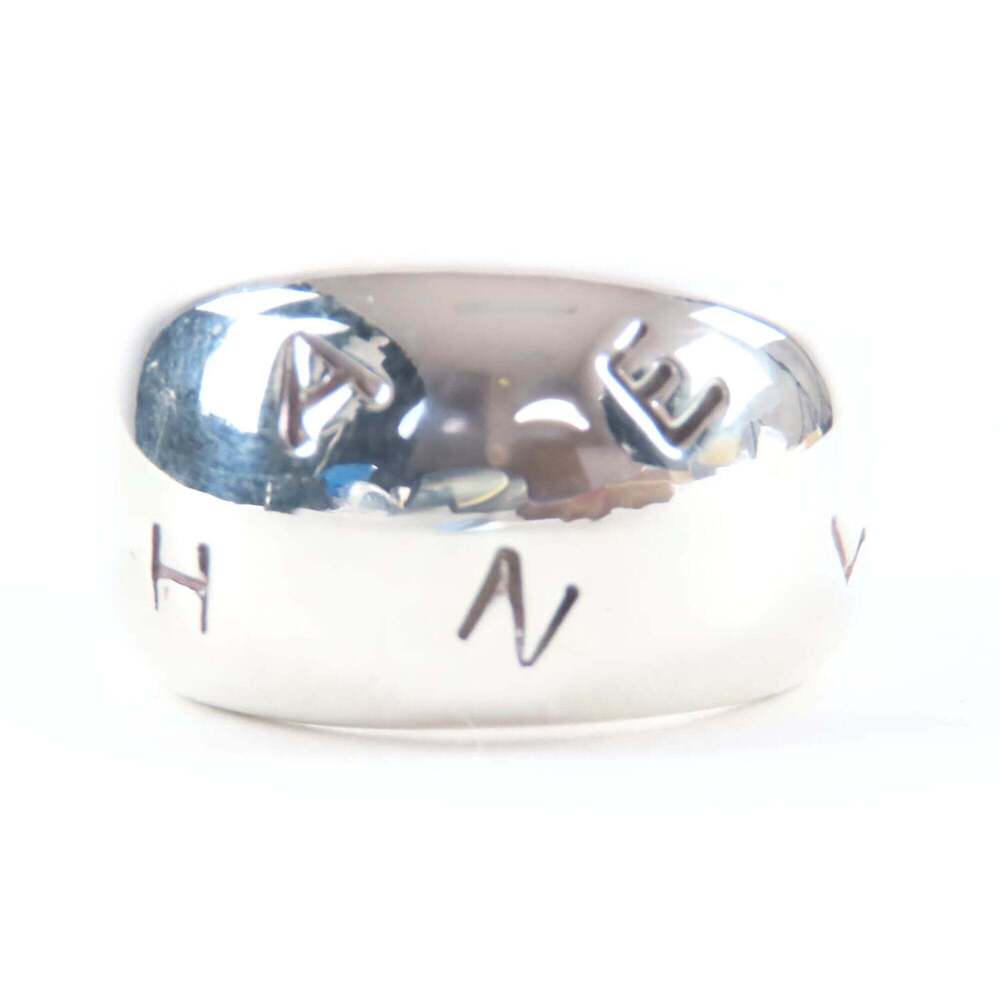 CHANEL Authentic Vintage Silver Ring